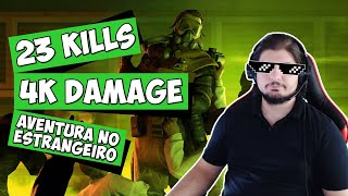 FUINHA E POKIZ NO ESTRANGEIRO - 23 KILLS E 4K DE DAMAGE! | APEX LEGENDS