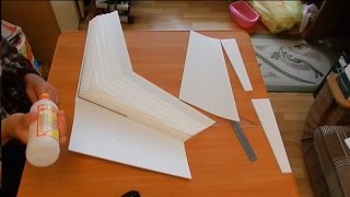 х36 Изготовление радиоуправляемого летающего крыла Pyth700 из потолочной плитки.