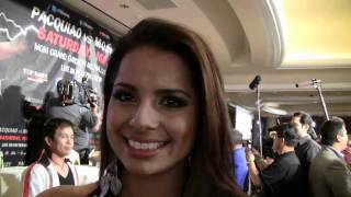 Maxim Model Talks Manny Pacquiao