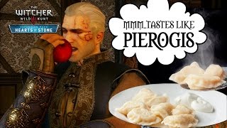The Witcher 3: Wild Hunt - Hearts of Stone - Everything tastes like pierogis (Easter Egg)