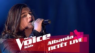 Sara - Cryin' | Netët Live | Nata 2 | The Voice Kids Albania 2018