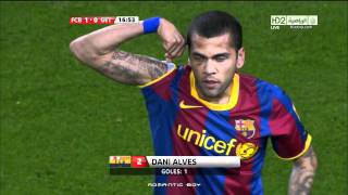 Dani Alves Goal FC Barcelona V Getafe HD HQ