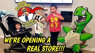 We're Opening A Real Life Store! Pokemon Cards, Games, Toys & More!! Virtual Tour! 300K SUB SPECIAL!