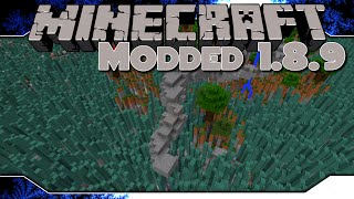 Modded Minecraft 1.8.9 ~ Ep 9 ~ RFTools Quarry & Dimensions!