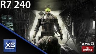 Splinter Cell Blacklist On AMD Radeon R7 240 2GB GDDR3