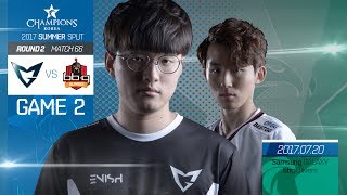 삼성 vs bbq 2set [17.07.20] 2017 LCK SUMMER