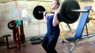 Hang clean, 60 kg - 2013-05-17