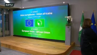 Live: Second day of the EU-African Union summit: arrivals