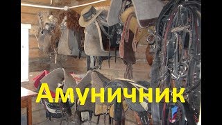 Амуничник в частной конюшне.