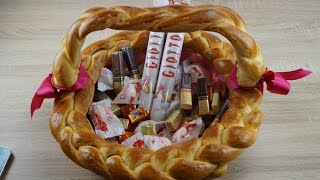 Bayram Sepeti Tarifi (Korb aus Hefeteig)