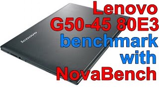 redigitt #127 Lenovo G50 45 80E3 benchmark with NovaBench