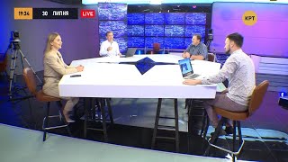 МедиаСеть: Олеся Медведева, Дмитрий Василец, Руслан Коцаба и Тарик Незалежко на телеканале КРТ