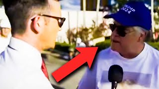 MAGA Moron CRUMBLES When Asked Why He Wants Civil War