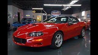 1999 Camaro SS - Red/Gray, 6-Speed, 20,455 Miles, T-Tops - Seven Hills Motorcars
