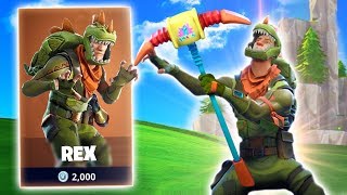 LEGENDARY REX OUTFIT! New Fortnite Battle Royale Skins! (Fortnite Battle Royale)