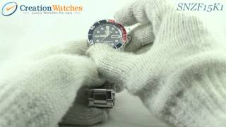 Seiko Automatic Divers 23 Jewels 100m Watch SNZF15K1 SNZF15K