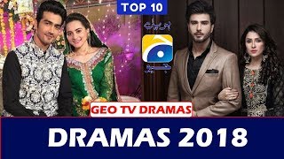 Top 10 Best Geo Tv Dramas 2018 | Pakistani Dramas