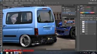 Citroen Berlingò Virtual Tuning Photoshop