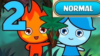 LuckyBoy And PrettyGirl 2 Level 2 Normal Android Walkthrough Forest Temple Maze Fireboy & Watergirl