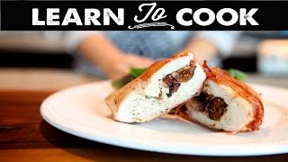 Learn To Cook: How To Make Fig & Goat Cheese Stuffed Chicken Breast