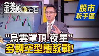 【錢線百分百】《"烏雲罩頂.夜星" 多轉空兩大型態教戰!》20190814-6