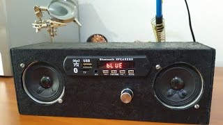 САМОДЕЛЬНАЯ ПОРТАТИВНАЯ КОЛОНКА v2 0 | HOMEMADE PORTABLE COLUMN v2 0 DIY