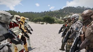 EPIC ARMA - STAR WARS VS HALO
