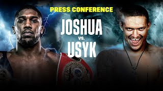 Joshua vs. Usyk: Final Press Conference Full Broadcast