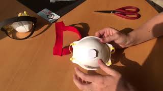 Modify N95 Mask to Fit a Child