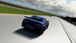 痛車で行くForza3 - Nissan R34 Skyline GT-R V-Spec II- Chihaya Kisaragi