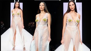 Анастасия Решетова оголилась на показе YASYA MINOCHKINA|Mercedes-Benz Fashion Week