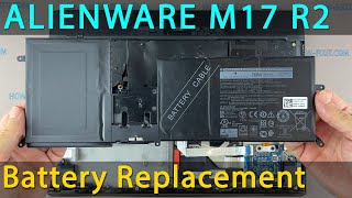 Alienware M17 R2 Battery Replacement
