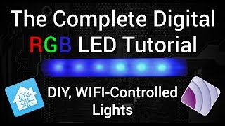 The BEST Digital LED Strip Light Tutorial - DIY, WIFI-Controllable via ESP, MQTT, and Home Assistant