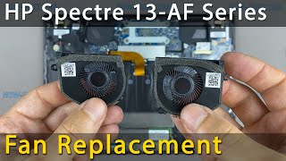HP Spectre 13-AF000 Fan Replacement