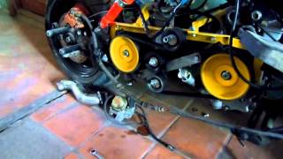 157qmj twin 300cc (два мотора в одной раме) gy6 twin
