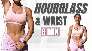 Intense HOURGLASS Waist and ABS Exercise Moves | 8 Minutes