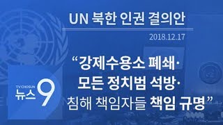 유엔, '김정은 처벌' 결의 채택…북한 대사 "탈북자가 조작" 반발