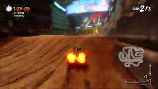 Crash Team Racing Nitro Fueled - Tiny Arena 0:55:58 Lap [WR] + Polar Pass 0:35:96 Lap