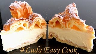 Пирог КАРПАТКА Польский ЗАВАРНОЙ ТОРТ "КАРПАТКА" - Custard Pie Karpatka KARPATKA - hybrid desserts