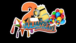 Julian's 2nd Birthday Party (Minion Theme)