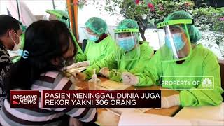 Lagi! Positif Covid-19 RI Rekor