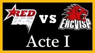 1/4 de finale, Acte I - HC Red Ice-EHC Visp 2-3