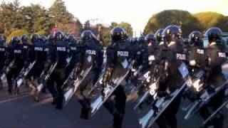 2011警視庁年頭部隊出動訓練　分列行進　機動隊など