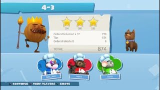 Overcooked 2 - How to Unlock Kevin Hidden Secret Level 5 ( Completing 4-3 by finishing 5 order combo