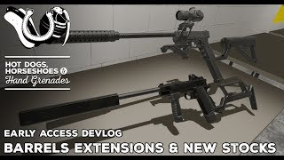 H3VR Devlog: Intro Scene Updates, Modern Pistol Stocks, Barrel Extensions