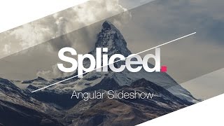 Spliced Angular Slideshow – After Effects Template