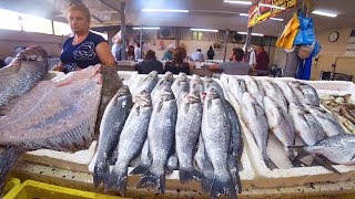 РЫБНЫЙ РЫНОК БАТУМИ.  ЖЕСТЬ НО ВКУСНО.