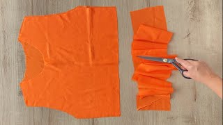La BLUSA MÁS FÁCIL que he Hecho ???? IDEA to Make an Easy Blouse - Hacer Ropa