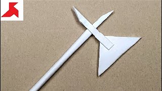 DIY - Как сделать АЛЕБАРДУ из бумаги а4 своими руками?