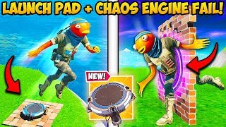 *NEW UPDATE* IS BROKEN + LAUNCH PADS ARE BACK!!  - Fortnite Funny Fails and WTF Moments! #817